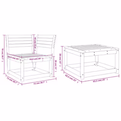 VidaXL 3216985 outdoor furniture set - Additional view 8