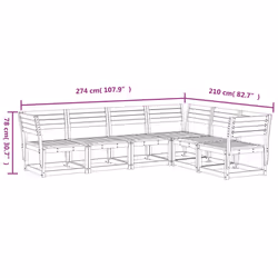 VidaXL 3217015 outdoor furniture set - Additional view 7