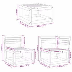 VidaXL 3217030 outdoor furniture set - Additional view 8