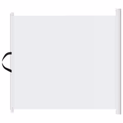vidaXL Retractable Pet Gate Dog Safety Gate Roller Blind Safety Barrier White