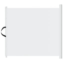 vidaXL Retractable Pet Gate Dog Safety Gate Roller Blind Safety Barrier White
