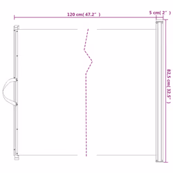 vidaXL Retractable Pet Gate Dog Safety Gate Roller Blind Safety Barrier White