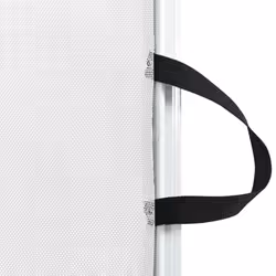 vidaXL Retractable Pet Gate Safety Baby Dog Gate Stair Gate Dog Barrier Fence - white, 117,5 x 125 cm - Additional view 5