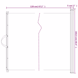 vidaXL Retractable Pet Gate Safety Baby Dog Gate Stair Gate Dog Barrier Fence - black, 102,5 x 125 cm