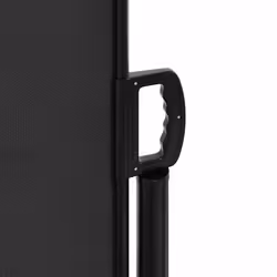vidaXL Retractable Side Awning Outdoor Privacy Screen SunShade Black 117x300 cm - Additional view 7