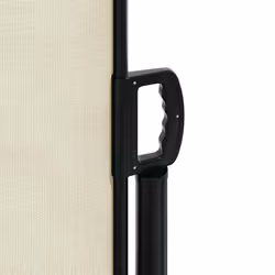 vidaXL Retractable Side Awning Outdoor Privacy Screen Shade Cream 117x300 cm - Additional view 7