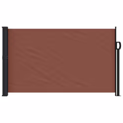 vidaXL Retractable Side Awning Outdoor Privacy Screen Balcony Sunshade Shelter - brown, 120 x 300 cm - Additional view 2
