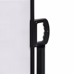 vidaXL Retractable Side Awning Outdoor Privacy Screen Balcony Sunshade Shelter - white, 120 x 300 cm - Additional view 7