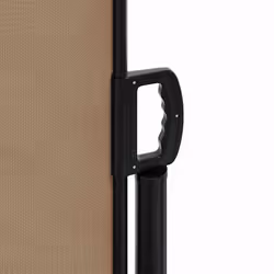 vidaXL Retractable Side Awning Outdoor Privacy Screen Balcony Sunshade Shelter - taupe, 120 x 300 cm - Additional view 7