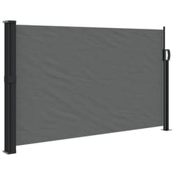 vidaXL Retractable Side Awning Outdoor Privacy Screen Anthracite 117x300 cm