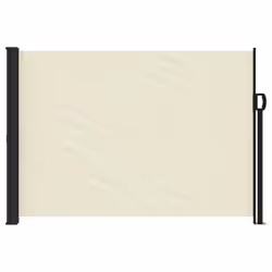 vidaXL Retractable Side Awning Outdoor Privacy Screen Shade Cream 140x300 cm