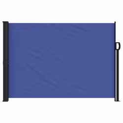 vidaXL Retractable Side Awning Outdoor Privacy Screen Shade Blue 140x300 cm
