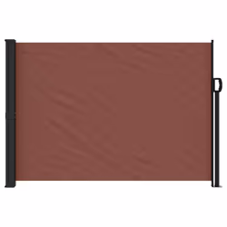 vidaXL Retractable Side Awning Outdoor Privacy Screen Balcony Sunshade Shelter - brown, 140 x 300 cm - Additional view 3