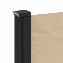 vidaXL Retractable Side Awning Outdoor Privacy Screen Balcony Sunshade Shelter - beige, 140 x 300 cm - Additional view 6