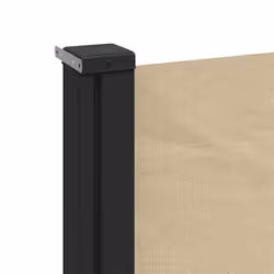 vidaXL Retractable Side Awning Outdoor Privacy Screen Balcony Sunshade Shelter - beige, 160 x 300 cm - Additional view 6