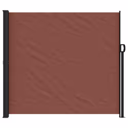 vidaXL Retractable Side Awning Outdoor Privacy Screen Balcony Sunshade Shelter - brown, 180 x 300 cm - Additional view 2