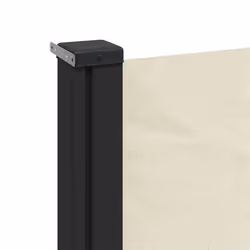 vidaXL Retractable Side Awning Outdoor Privacy Screen Shade Cream 200x300 cm - Additional view 6