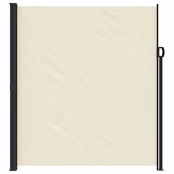 vidaXL Retractable Side Awning Outdoor Privacy Screen Shade Cream 220x300 cm
