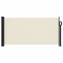 vidaXL Retractable Side Awning Outdoor Privacy Screen Shade Cream 100x500 cm - Additional view 4