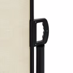 vidaXL Retractable Side Awning Outdoor Privacy Screen Shade Cream 100x500 cm - Additional view 7