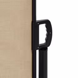 vidaXL Retractable Side Awning Outdoor Privacy Screen Balcony Sunshade Shelter - beige, 120 x 500 cm - Additional view 7