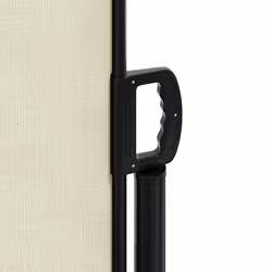 vidaXL Retractable Side Awning Outdoor Privacy Screen Shade Cream 140x500 cm - Additional view 7