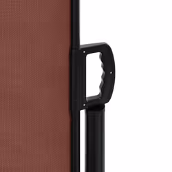vidaXL Retractable Side Awning Outdoor Privacy Screen Shade Brown 140x500 cm