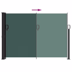 VidaXL 4004425 patio umbrella Dark Green - Additional view 4