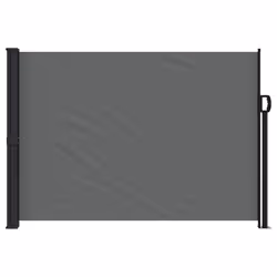 vidaXL Retractable Side Awning Outdoor Privacy Screen Anthracite 140x500 cm