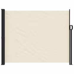 vidaXL Retractable Side Awning Outdoor Privacy Screen Shade Cream 160x500 cm - Additional view 4
