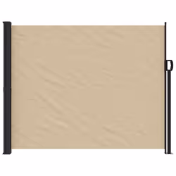 vidaXL Retractable Side Awning Outdoor Privacy Screen Balcony Sunshade Shelter - beige, 160 x 500 cm - Additional view 3