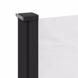 vidaXL Retractable Side Awning Outdoor Privacy Screen Balcony Sunshade Shelter - white, 160 x 500 cm - Additional view 7