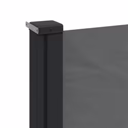 vidaXL Retractable Side Awning Outdoor Privacy Screen Anthracite 160x500 cm - Additional view 7