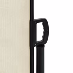 vidaXL Retractable Side Awning Outdoor Privacy Screen Shade Cream 180x500 cm - Additional view 7