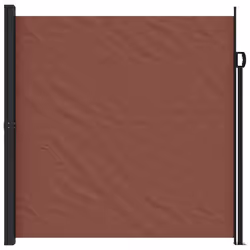 vidaXL Retractable Side Awning Outdoor Privacy Screen Balcony Sunshade Shelter - brown, 200 x 500 cm - Additional view 2