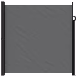 vidaXL Retractable Side Awning Outdoor Privacy Screen Anthracite 200x500 cm