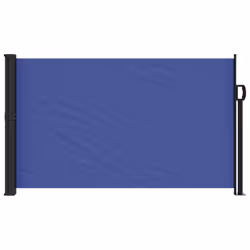 vidaXL Retractable Side Awning Outdoor Privacy Screen Shade Blue 120x600 cm