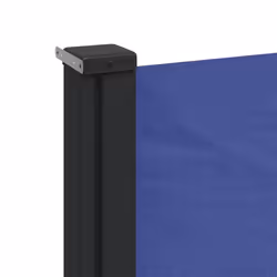 vidaXL Retractable Side Awning Outdoor Privacy Screen Shade Blue 120x600 cm - Additional view 6