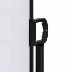 vidaXL Retractable Side Awning Outdoor Privacy Screen Balcony Sunshade Shelter - white, 120 x 600 cm - Additional view 7