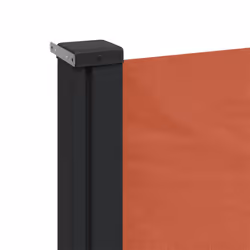 vidaXL Retractable Side Awning Outdoor Privacy Screen Balcony Sunshade Shelter - terracotta, 120 x 600 cm - Additional view 6