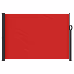 vidaXL Retractable Side Awning Outdoor Privacy Screen Shade Red 140x600 cm
