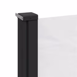 vidaXL Retractable Side Awning Outdoor Privacy Screen Balcony Sunshade Shelter - white, 140 x 600 cm - Additional view 6