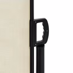 vidaXL Retractable Side Awning Outdoor Privacy Screen Shade Cream 160x600 cm - Additional view 7
