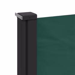 vidaXL Retractable Side Awning Outdoor Privacy Screen Balcony Sunshade Shelter - dark green, 160 x 600 cm - Additional view 6