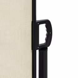 vidaXL Retractable Side Awning Outdoor Privacy Screen Shade Cream180x600 cm - Additional view 7
