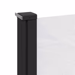 vidaXL Retractable Side Awning Outdoor Privacy Screen Balcony Sunshade Shelter - white, 180 x 600 cm - Additional view 6