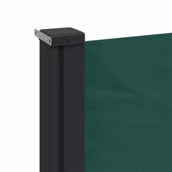 vidaXL Retractable Side Awning Outdoor Privacy Screen Balcony Sunshade Shelter - dark green, 180 x 600 cm - Additional view 6