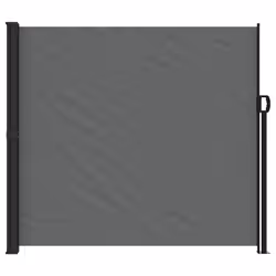 vidaXL Retractable Side Awning Outdoor Privacy Screen Anthracite 180x600 cm