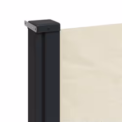 vidaXL Retractable Side Awning Outdoor Privacy Screen Shade Cream 200x600 cm - Additional view 8