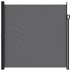 vidaXL Retractable Side Awning Outdoor Privacy Screen Anthracite 200x600 cm